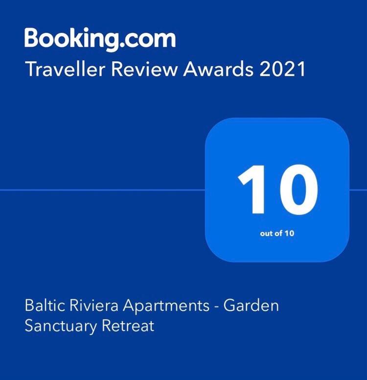 Baltic Riviera Apartments - Garden Sanctuary Retreat กดัญสก์ ภายนอก รูปภาพ