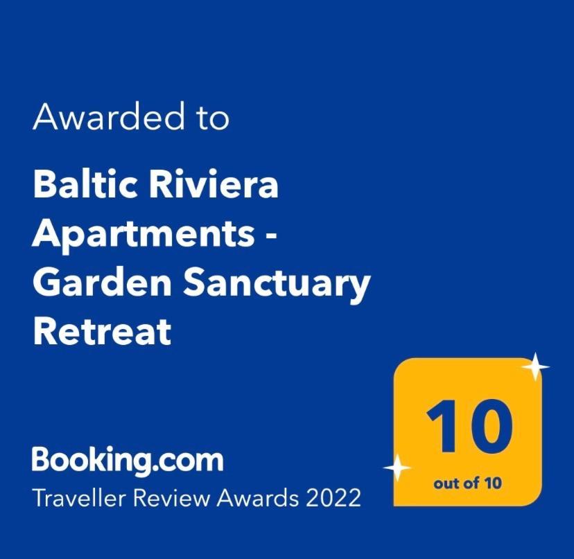 Baltic Riviera Apartments - Garden Sanctuary Retreat กดัญสก์ ภายนอก รูปภาพ